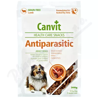 Canvit Snacks Antiparasitic pro psy 200g - Veterinární přípravky a potřeby pro vaše mazlíčky.