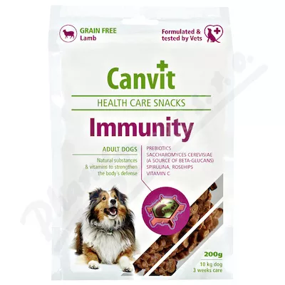 Canvit Snacks Immunity pro psy 200g - Veterinární přípravky a potřeby pro vaše mazlíčky.