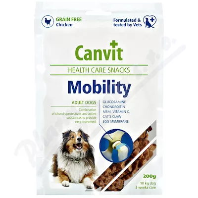 Canvit Snacks Mobility pro psy 200g - Veterinární přípravky a potřeby pro vaše mazlíčky.