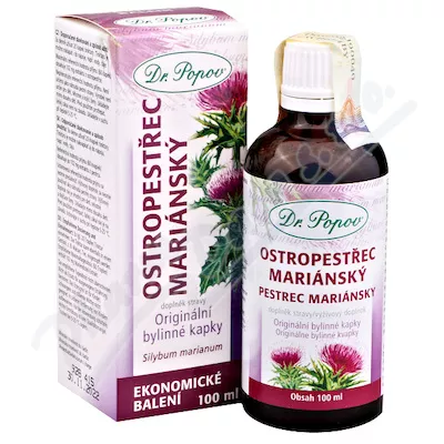 Dr.Popov Herbal Drops Milk Thistle100ml