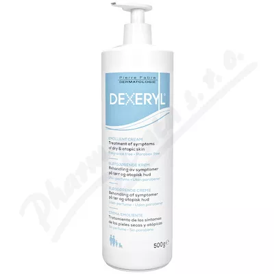 Dexeryl Creme Emolliente krem zmiękczający z dozownikiem 500 g - tělová mléka,oleje,krémy,másla,