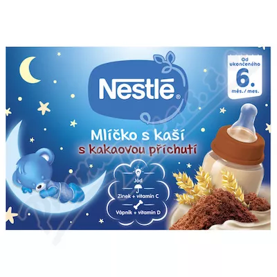 NESTLÉ Mleko z kaszką kakaową 2x200ml 6M