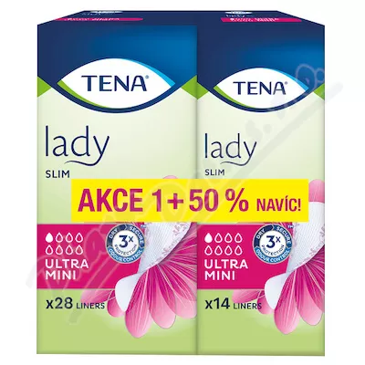 TENA Lady Slim Ultra Mini+50% tusz.wkład 42szt 211482