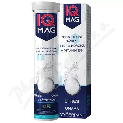 IQ Mag 375mg magnez + wit.B6 tabletki musujące 20szt