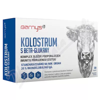 Barnys Colostrum z beta-glukanami cps.30