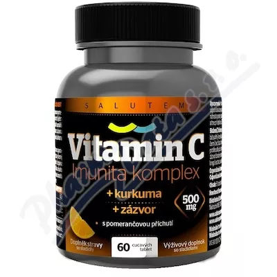 Witamina C 500mg Kurkuma na odporność + imbir tbl.60