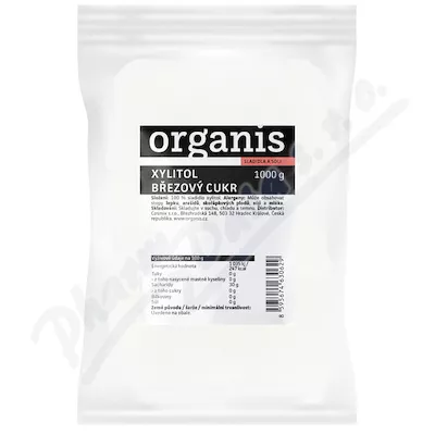 Organis Ksylitol cukier brzozowy 1000g