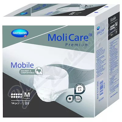 Inkont. kalh. MOLICARE MOBILE 10 kropli Medium 14szt