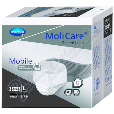 Inkont. kalh. MOLICARE MOBILE 10 kroplomierzy Large 14szt