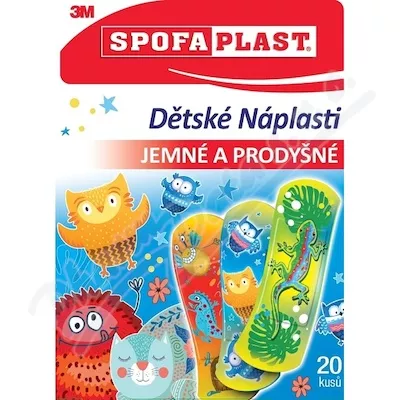 3M Spofaplast 116 Plastry dla dzieci 72x25mm 20szt