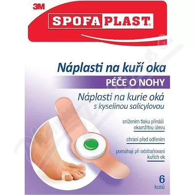 3M Spofaplast 183 Plastry na kurze oczy 70x12mm 6szt