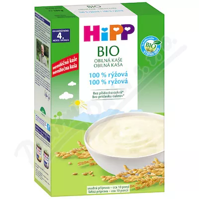 Kaszka ryżowa HiPP 100% BIO 4m 200g