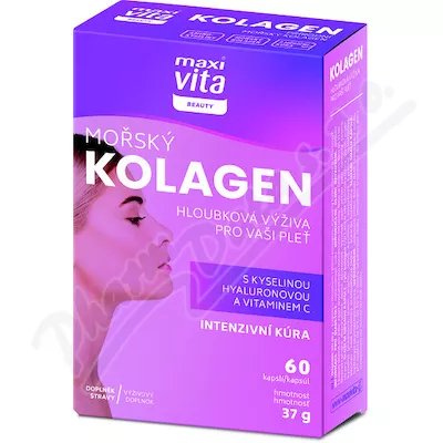 Maxi Vita Beauty Kolagen morski + hialur.cps.60