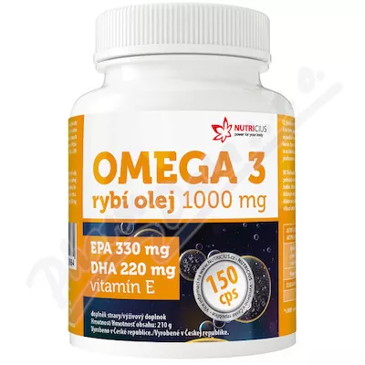 Omega 3 olej rybi 1000mg EPA330mg/DHA220mg cps.150