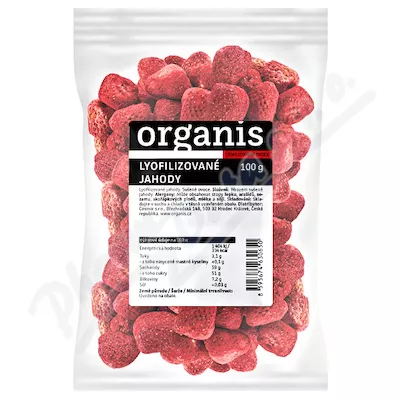 Organis Liofilizowane truskawki 100g