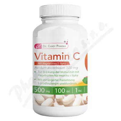 Dr.Candy Pharma Witamina C Premium tbl.100x500mg