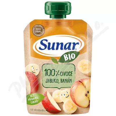 Sunar kapsułki jabłko banan BIO 100g