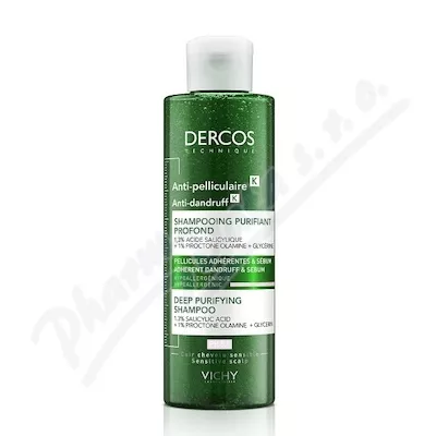 VICHY DERCOS Przeciwłupieżowy szampon peelingujący 250ml