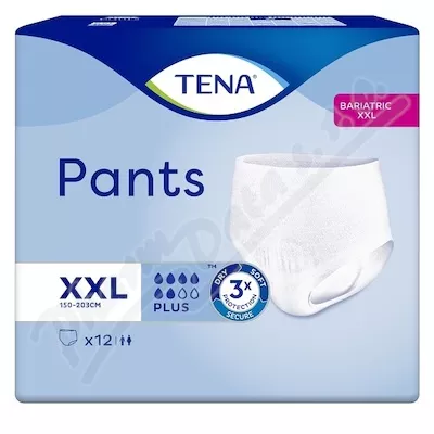 TENA Pants Bariatr.Plus XXL atrament.panty 12szt 792862