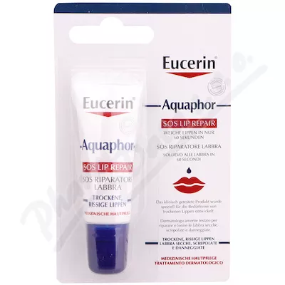 Eucerin Aquaphor SOS regenerujący balsam do ust 10ml