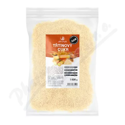 Allnature Cukier trzcinowy nierafinowany RAW 1000g