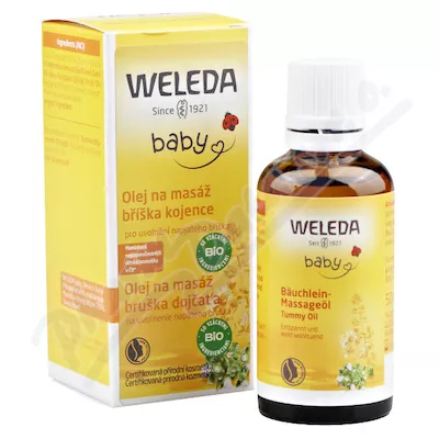 WELEDA Olejek do masażu brzuszka dla niemowląt 50ml