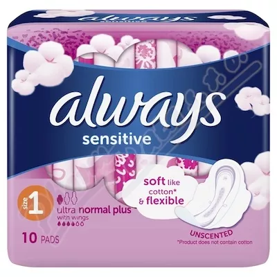 Always Sensitiv Ultra Normal Plus podpaski 10szt