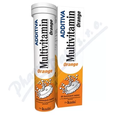 Additiva multivitamin pomeranč šum.tbl.20