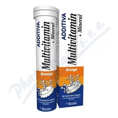 Additiva multivit.+mineral orange fizz.tbl.20