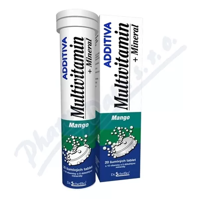 Additiva multivit.+mineral mango musujący tbl.20