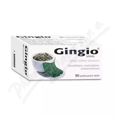 Gingio tabletki por.tbl.flm. 90 x 40 mg