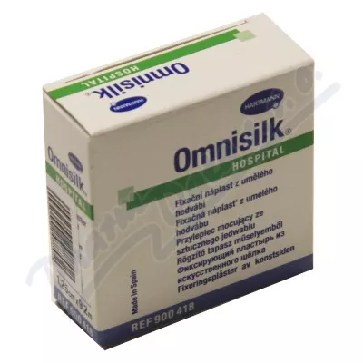 Omnisilk patch biały jedwab 1.25cmx9.2m/1szt