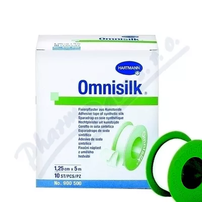 Omnisilk patch biały jedwab 2,5cmx9,2m/1szt