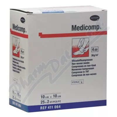 Kompres Medicomp ster.10x10cm 25x2szt