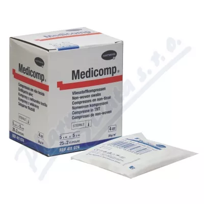 Kompres Medicomp ster.5x5 cm 25x2szt