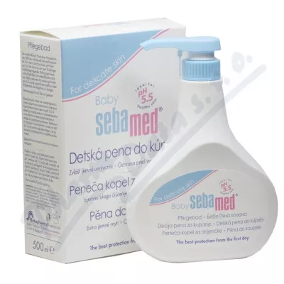 SEBAMED Pianka do kąpieli dla niemowląt z pompką 500ml