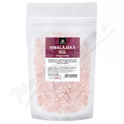 Allnature Sól himalajska różowa gruboziarnista 1000g