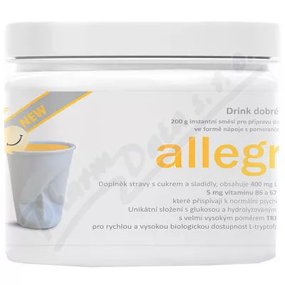 allegra DRINK NEW instant blend pomarańczowy 200g