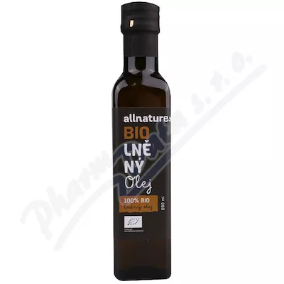 Organiczny olej lniany Allnature 250ml