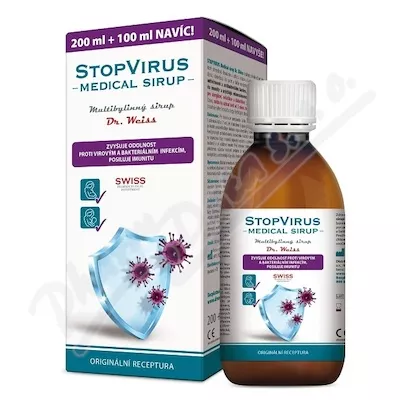 STOPVIRUS Syrop medyczny Dr. Weiss 200+100ml WIĘCEJ