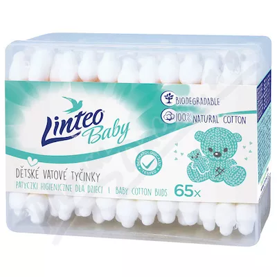 Patyczki higieniczne LINTEO BABY 65szt