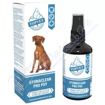 TOPVET Stomaclean pro psy 50ml - Veterinární přípravky a potřeby pro vaše mazlíčky.