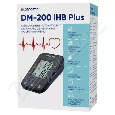 Automatyczny manometr DIAGNOSTIC DM-200 IHB Plus