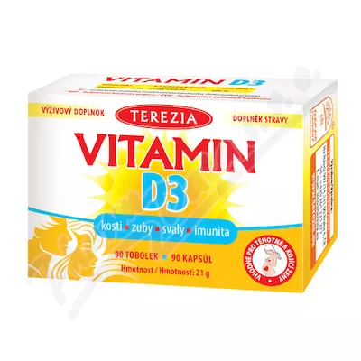 TEREZIA Vitamín D3 1000 IU tob.90