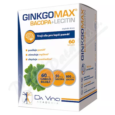 GinkgoMAX+Bacopa+Lecithin DaVinciAcademia tob.60