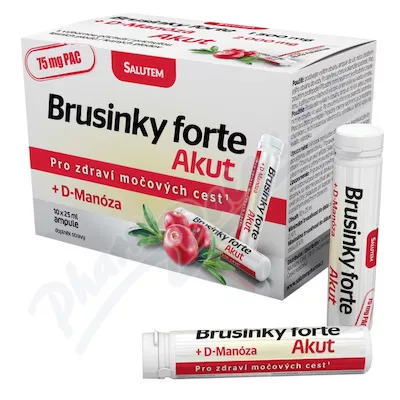 Żurawina Forte Akut 1500mg + D-Mannoza 10 ampułek