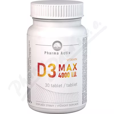 Vitamin D3 MAX 4000 I.U. tbl.30