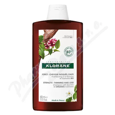 KLORANE Szampon chinina i BIO prothesi alpine 400ml