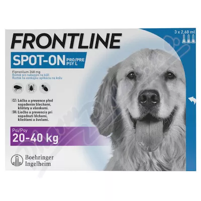 Frontline Spot On Dog 20-40kg pipeta 3x2,68ml