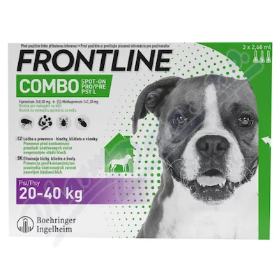 Frontline Combo Spot on Dog 20-40kg pipeta 3x2,68ml